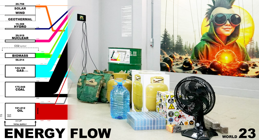 Erika Artaker Energy Flow installation – world 2023